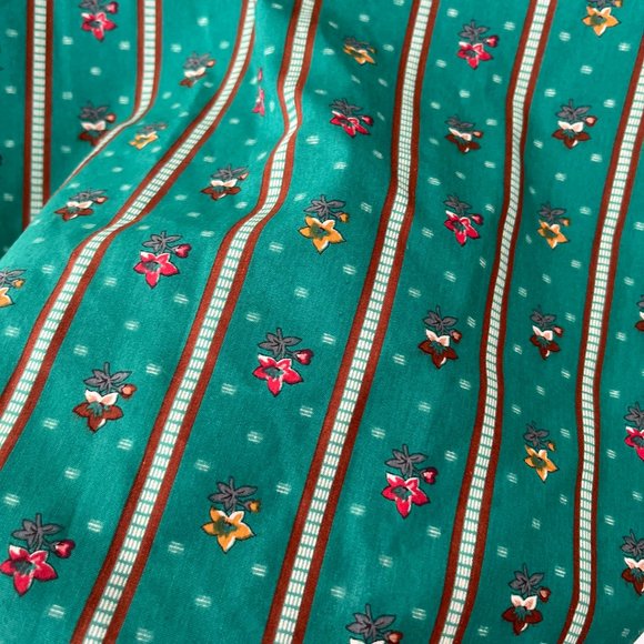 Rare Levi's Levi Strauss & Co Western Button Down Top Lace Size 10 Vintage - Picture 12 of 13